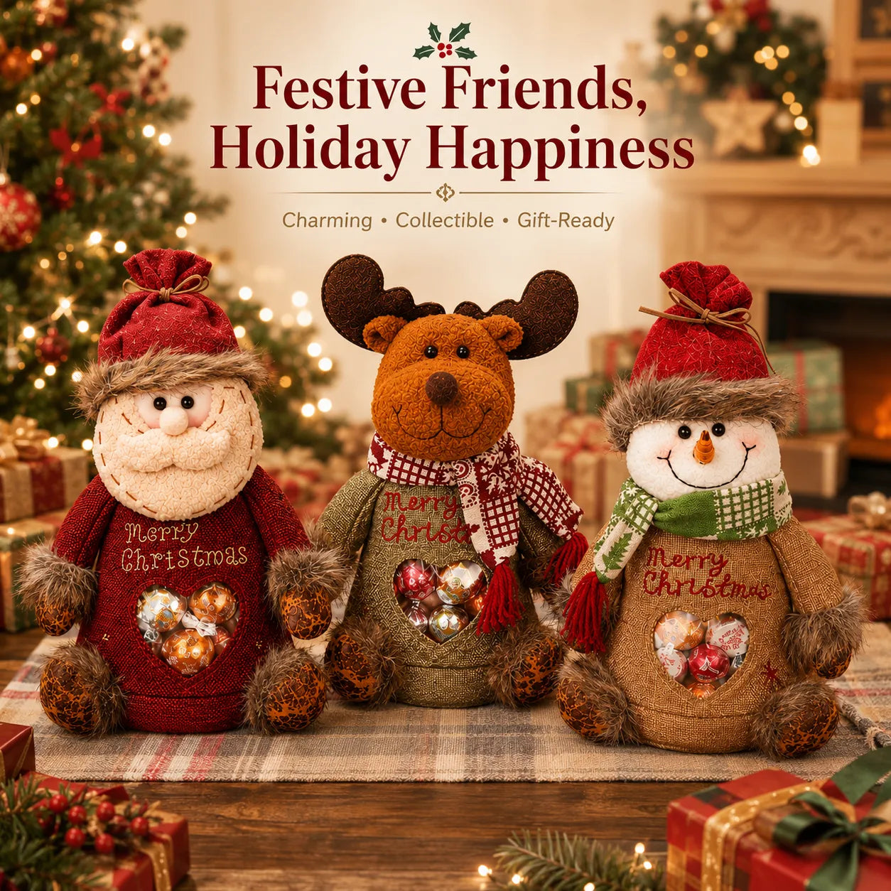 🎉 Last Day Promotion 49% OFF 🎉Christmas Gift Bags Zipper Design