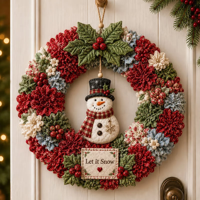 🏆Limited-time offer: 49% OFF🎁🎄 DIY kit for a 3D fabric wreath
