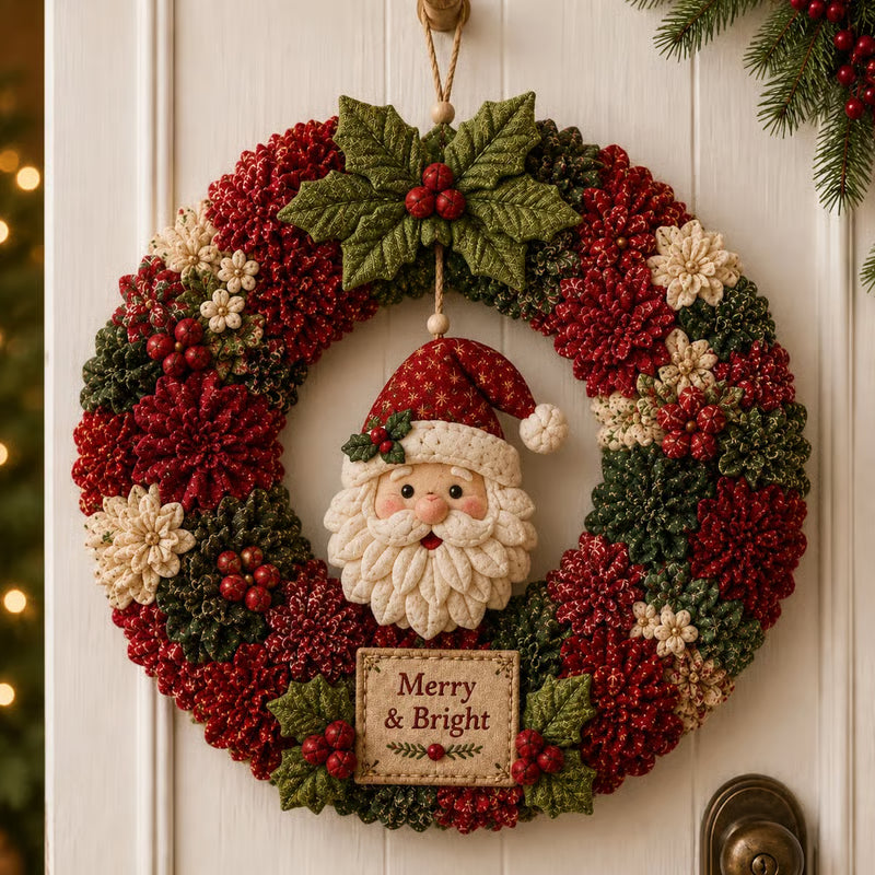 🏆Limited-time offer: 49% OFF🎁🎄 DIY kit for a 3D fabric wreath