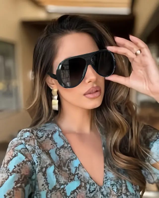 Trendy Aviator Sunglasses