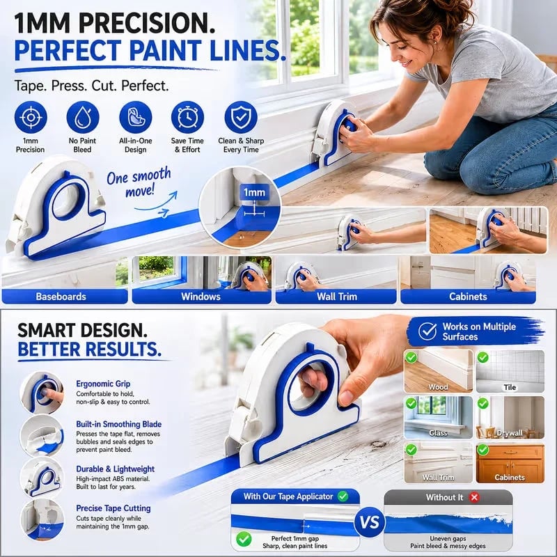 🛠️Highly efficient applicator for masking tape