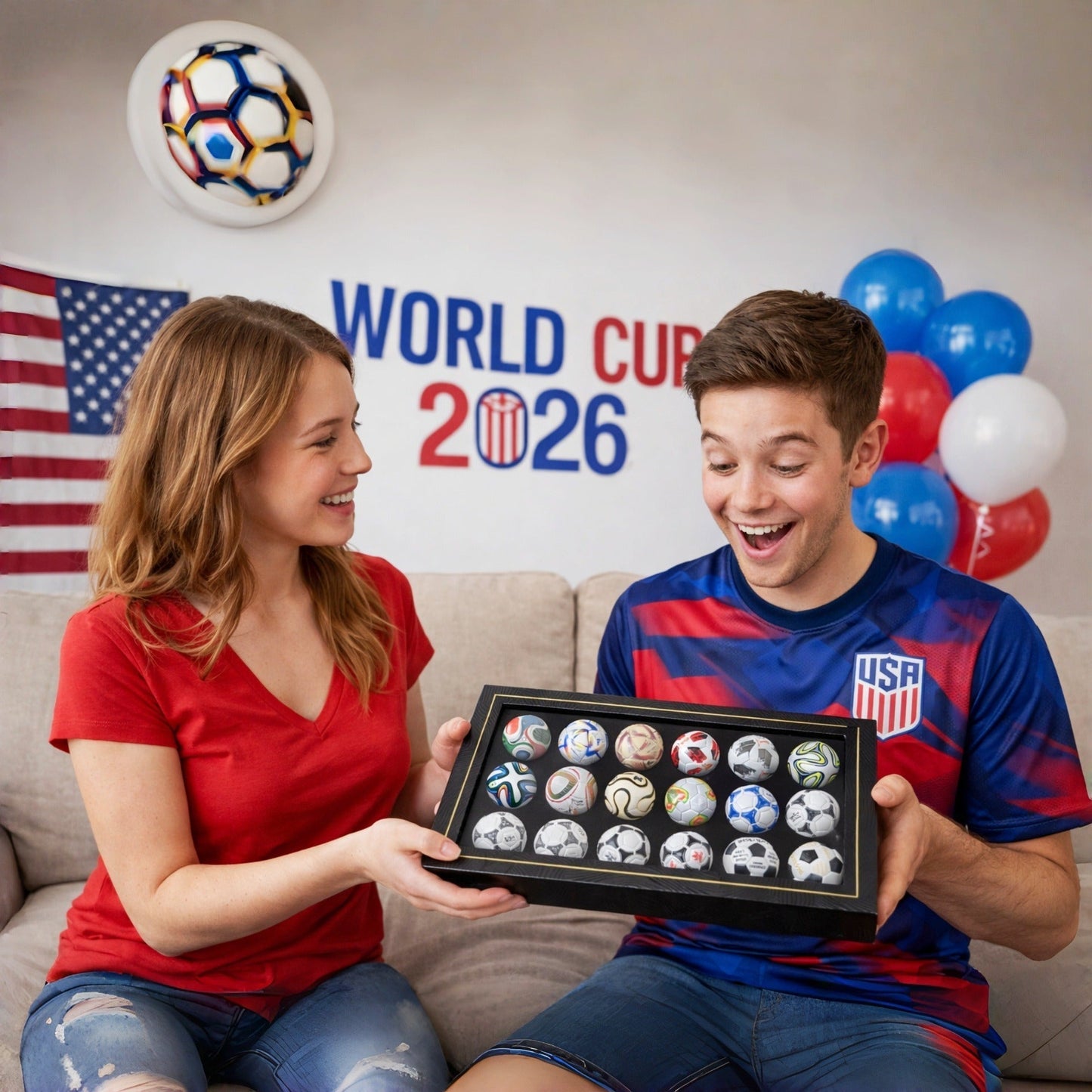 🏆 Handcrafted Mini Soccer Ball Collection (1970–2026) – 2026 World Cup Sale🔥 Up to 50% OFF!