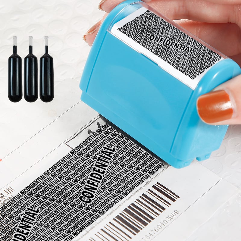 🔥Privacy Protection Security Roller Stamp — Address & Billing Info Blocker