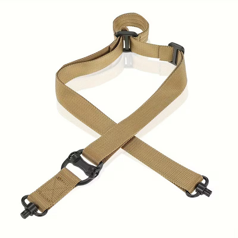 Adjustable 2-in-1 Tactical Rifle Sling – Convertible Single/Double Point with Hook