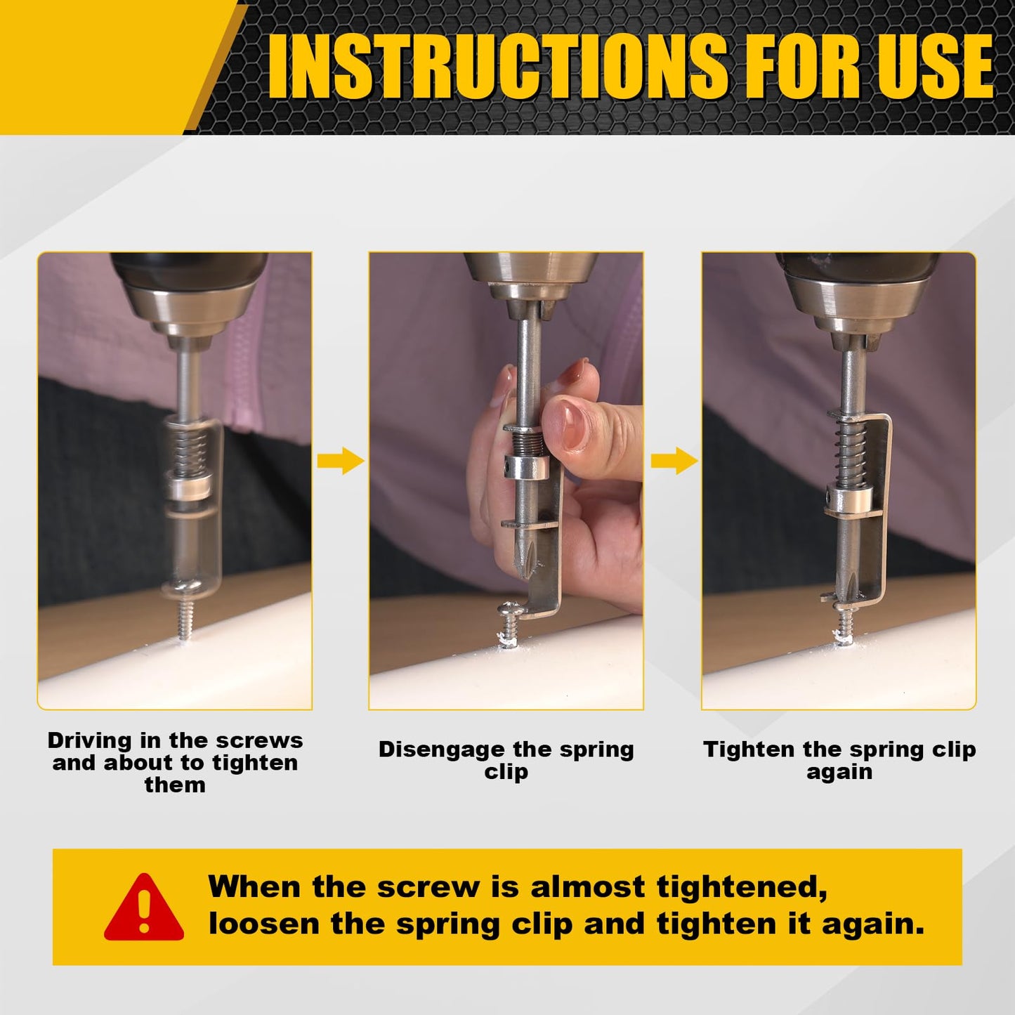 Spring Screw Fixing Drill Bit|2 PCS