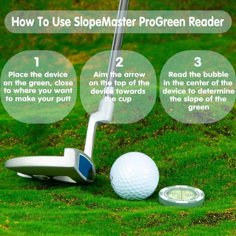 🔥Save 49%🔥Golf Ball Marker, Bubble Level Golf Putting Green Reading Aid, Great Gift