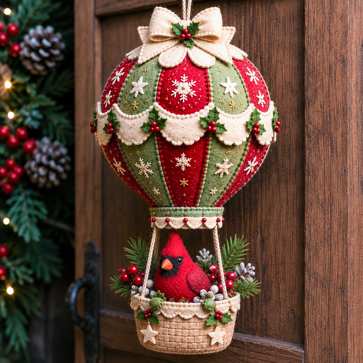 🎈 Christmas Hot Air Balloon Hanging DIY Kit