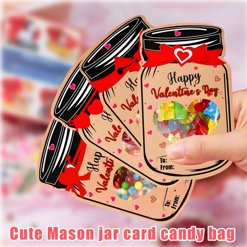 💖 Valentine’s Day Cards for Kids –  Mason Jar Valentine Gift Cards 💖