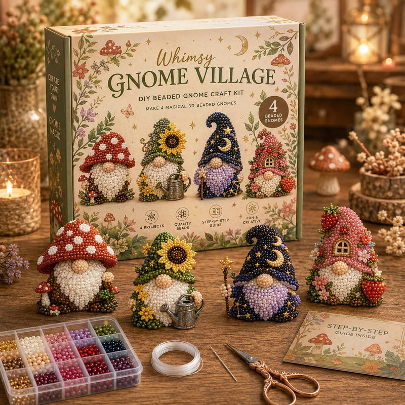 🧵✨Creative Beaded Mini World 3D DIY Kit Collection