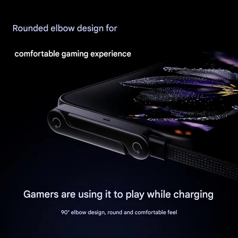 ⚡2-in-1 Invisible Holder Charger Cable – 240W Fast Charging Cord with Built-In Phone Stand