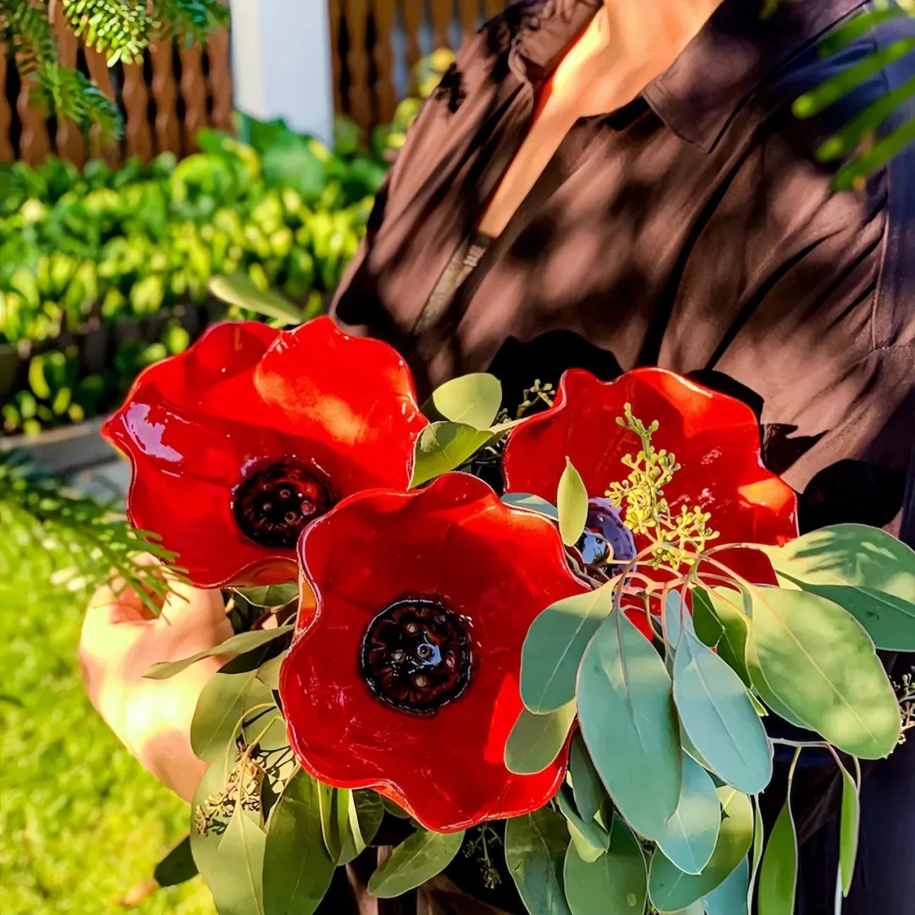 💖🎁2026 Mother's Day Gifts --🎁Handmade Metal Flower Garden Stake🐦