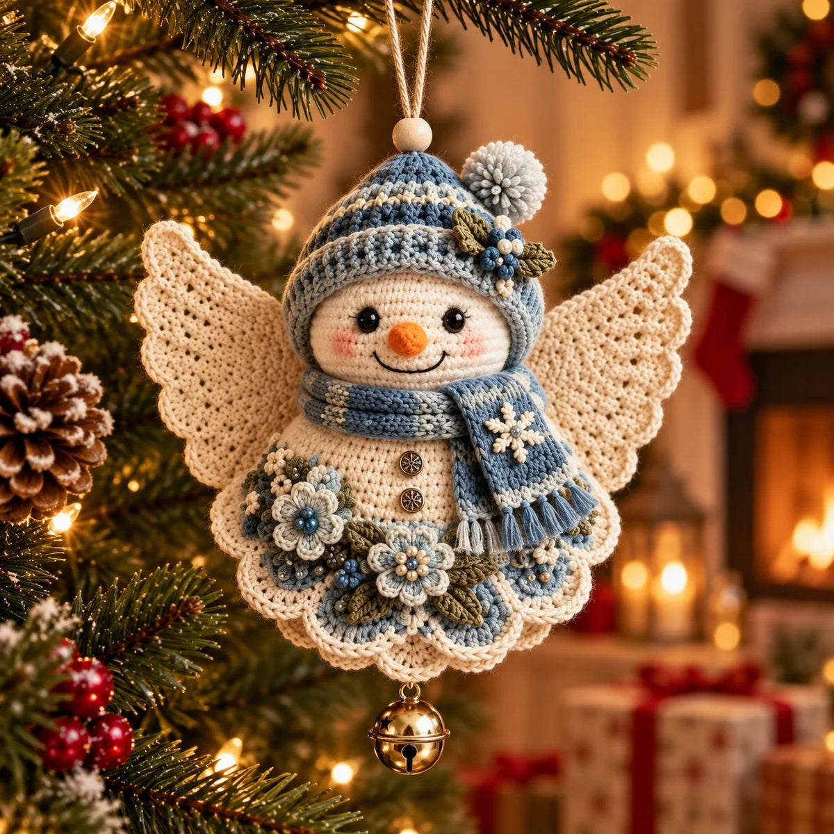 🎄 DIY kit for a crocheted Christmas angel ornament – Make it yourself, hang it up, and cherish it✨