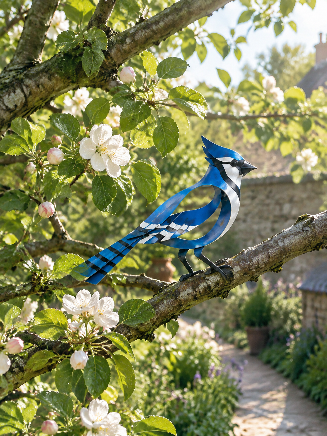 🕊️Elegant and minimalist metal bird sculpture -- Fleeting Moments of Lightness in the Natural World！