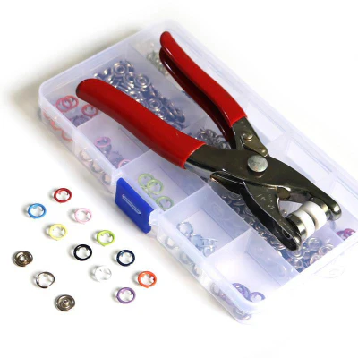 Colored Five-pronged Snap Fasteners