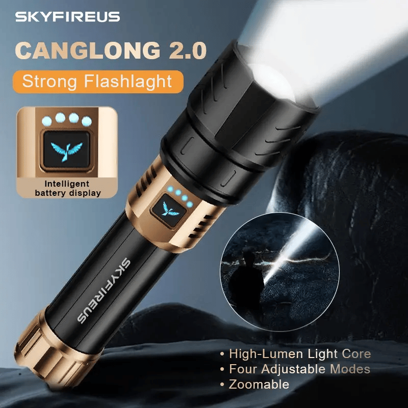 1097 flashlight strong light ultra bright outdoor camping home long-range portable ultra long endurance lighting