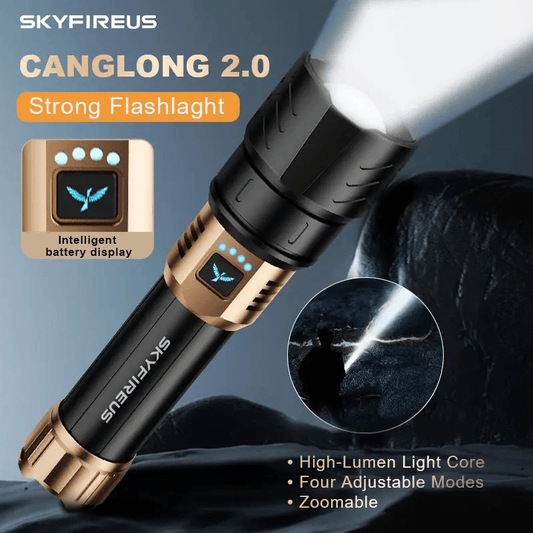 1097 flashlight strong light ultra bright outdoor camping home long-range portable ultra long endurance lighting