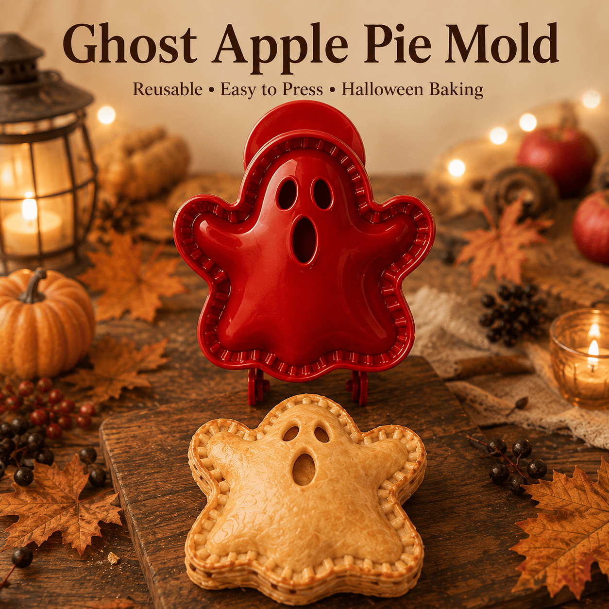 🎃 8-Piece Halloween Mini Hand Pie Mold Set
