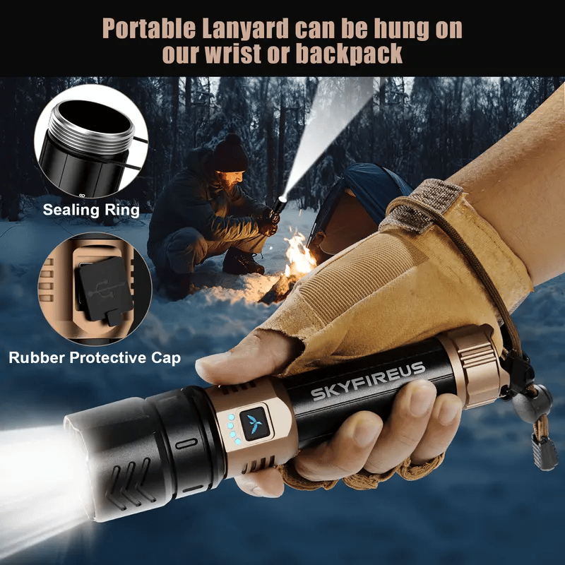 1097 flashlight strong light ultra bright outdoor camping home long-range portable ultra long endurance lighting