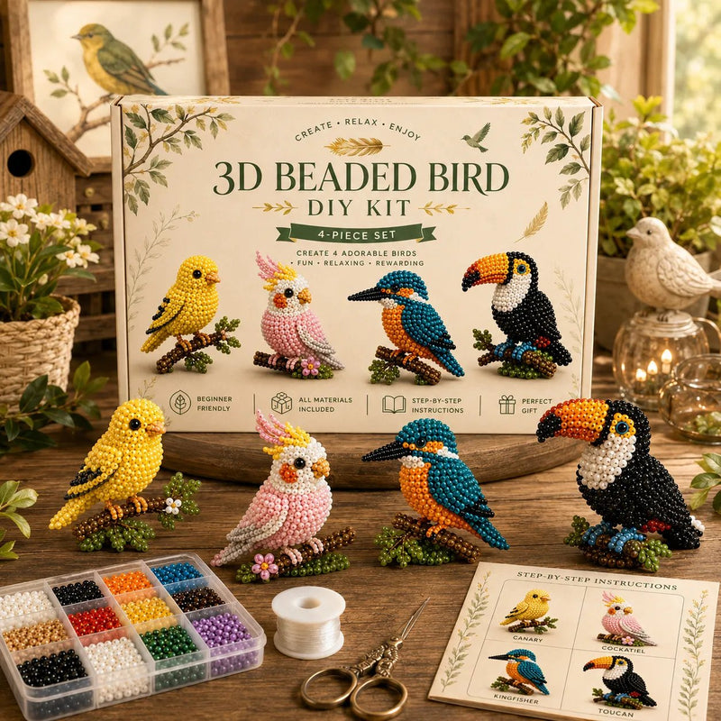 🧵✨Creative Beaded Mini World 3D DIY Kit Collection