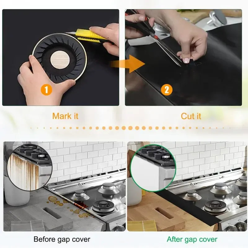 📢📢50% OFF !! ⏰Reusable Gas Stove Burner Protectors