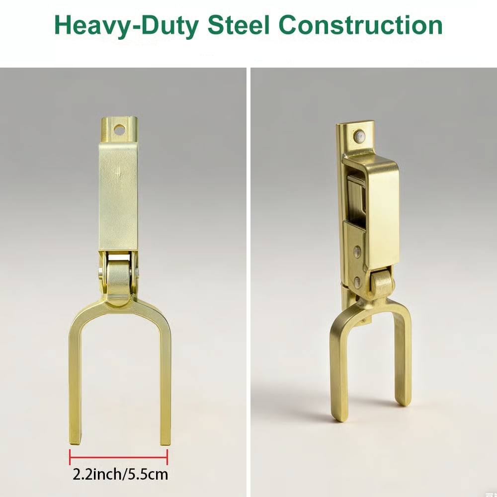 🔒Instant Locking Gate Latch – Prevents Cattle, Sheep & Horses From Escaping