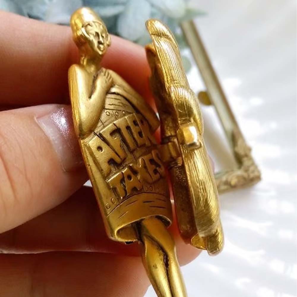 🔥Hot Sale SALE - 💃Vintage 1920s Flapper Girl Movable Figural Brooch