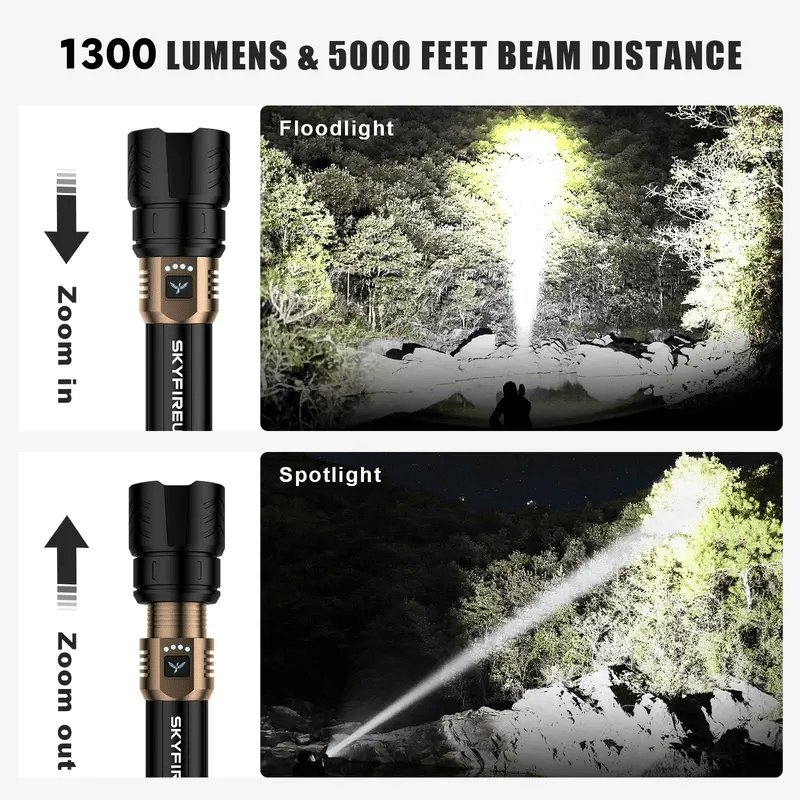 1097 flashlight strong light ultra bright outdoor camping home long-range portable ultra long endurance lighting