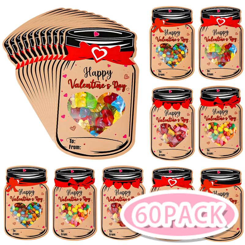 💖 Valentine’s Day Cards for Kids –  Mason Jar Valentine Gift Cards 💖