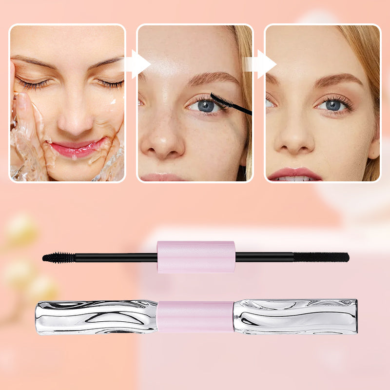 💄BUY 1 GET 1 FREE! ⚡ 2‑in‑1 Long‑Lasting Volumizing and Curling Mascara – Smudge‑Proof, Gentle, Multi‑Functional ✨