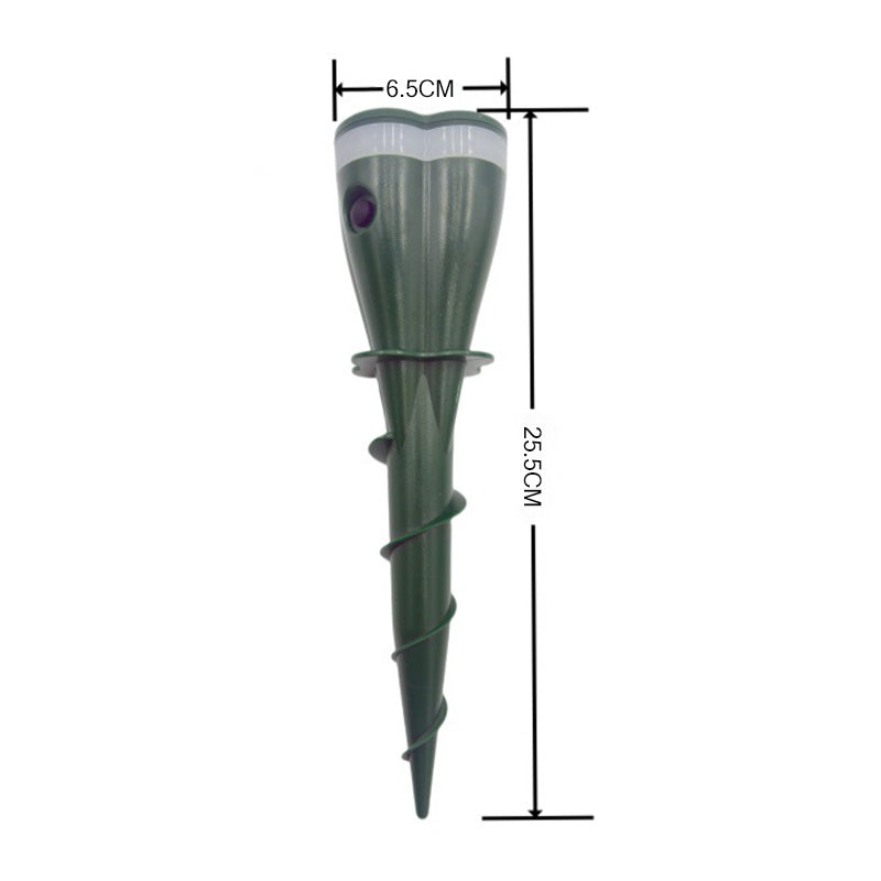 Water-Resistant Solar Mole Repeller with Screws