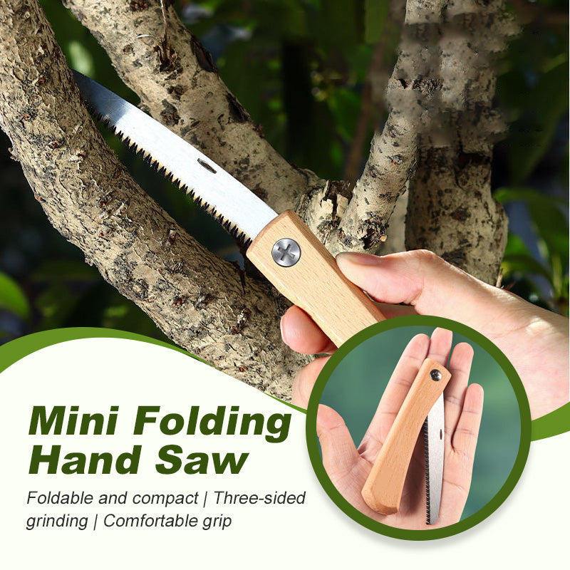 Mini folding hand saw