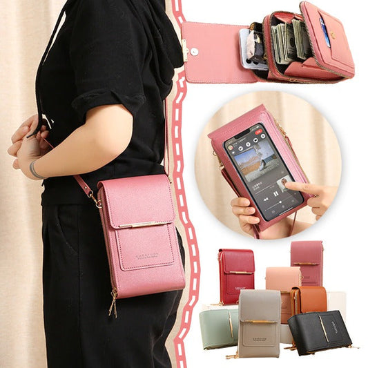 🔥Hot Sale 50% OFF🎁Women's Touch Screen Mobile Phone Messenger Bag🤩