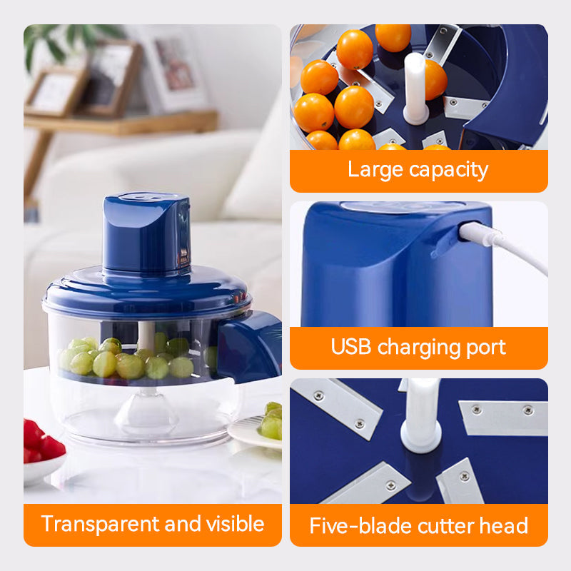 Electric peeler: Peel fruit and vegetables effortlessly in seconds – no sticking, no effort!
