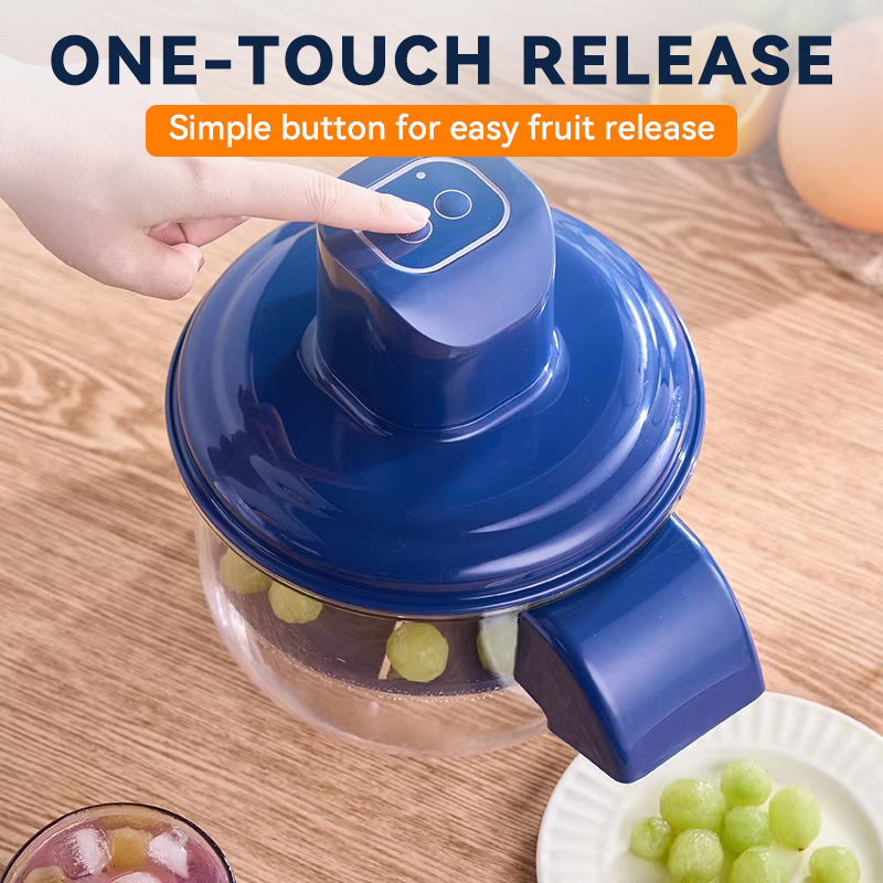 Electric peeler: Peel fruit and vegetables effortlessly in seconds – no sticking, no effort!