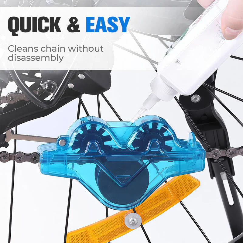 🔥Clean and maintain your bike effortlessly ✨Bicycle chain cleaner
