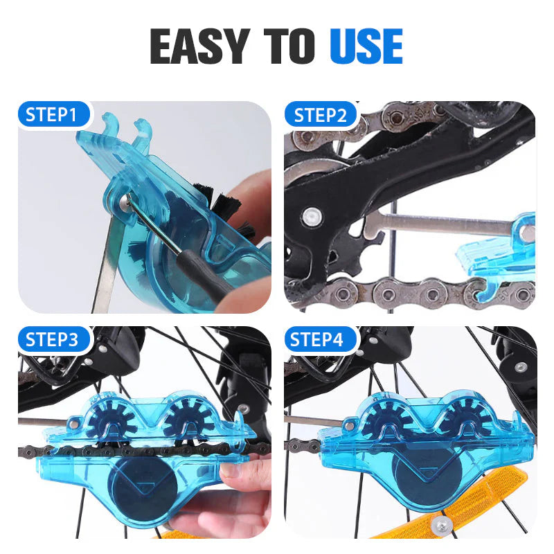 🔥Clean and maintain your bike effortlessly ✨Bicycle chain cleaner