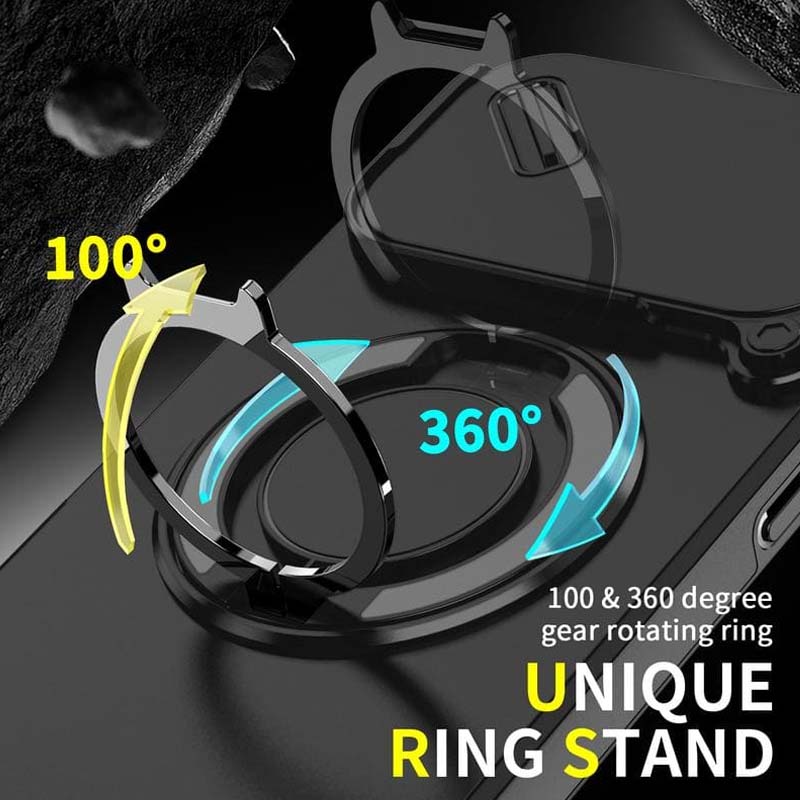 🔥50% OFF🔥 Magnetic phone case with ring holder for iPhone. Military-grade "airbag" protection