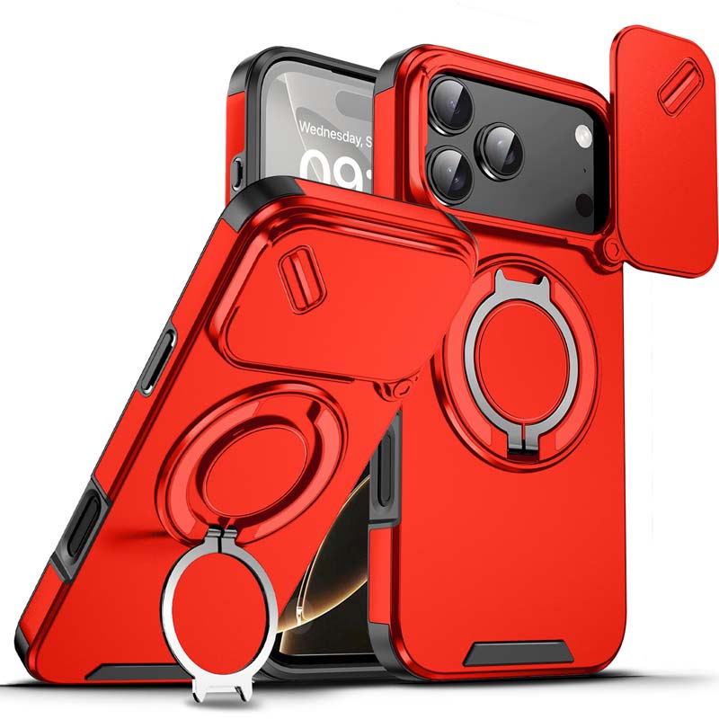 🔥50% OFF🔥 Magnetic phone case with ring holder for iPhone. Military-grade "airbag" protection