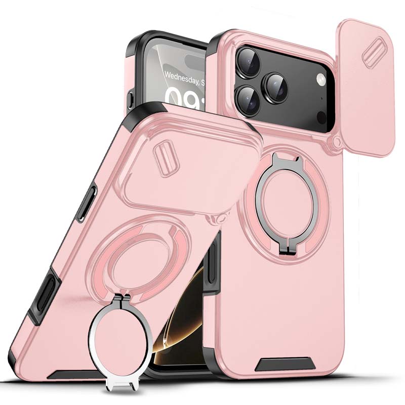🔥50% OFF🔥 Magnetic phone case with ring holder for iPhone. Military-grade "airbag" protection