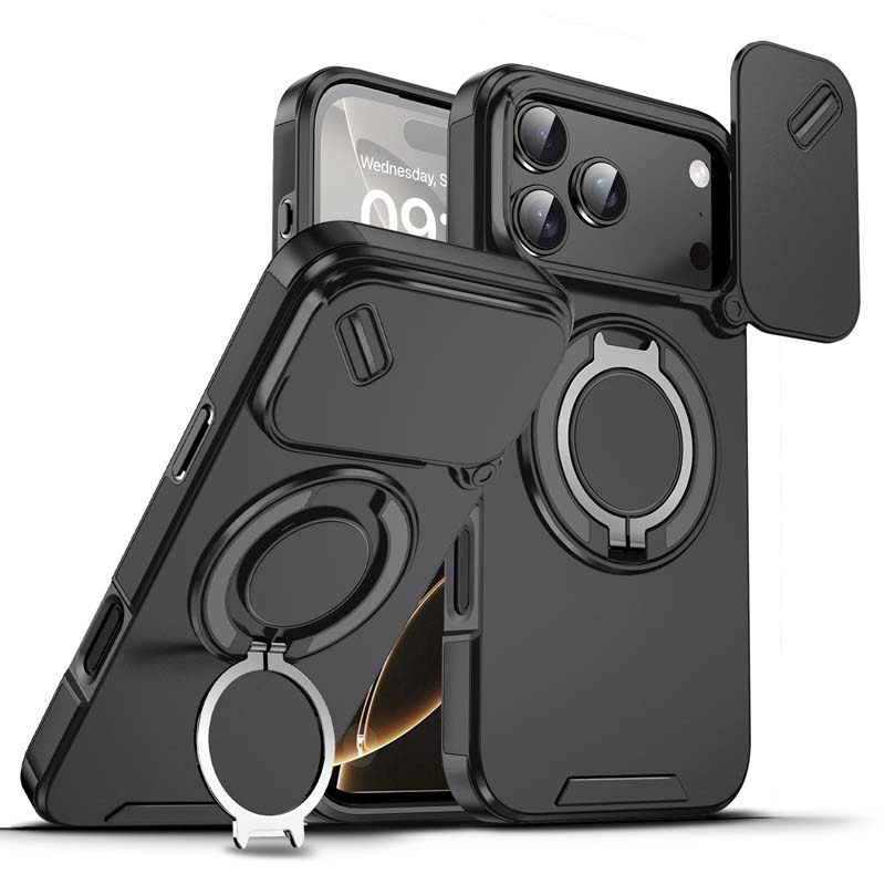 🔥50% OFF🔥 Magnetic phone case with ring holder for iPhone. Military-grade "airbag" protection