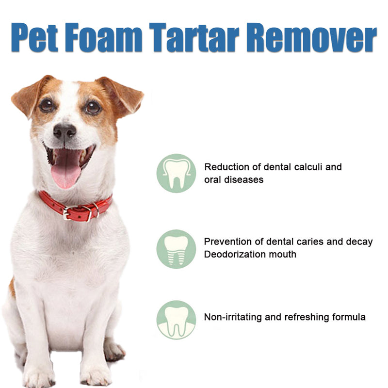 🐾 Foaming Tartar Remover for Pets – Natural Formula & Easy to Use!