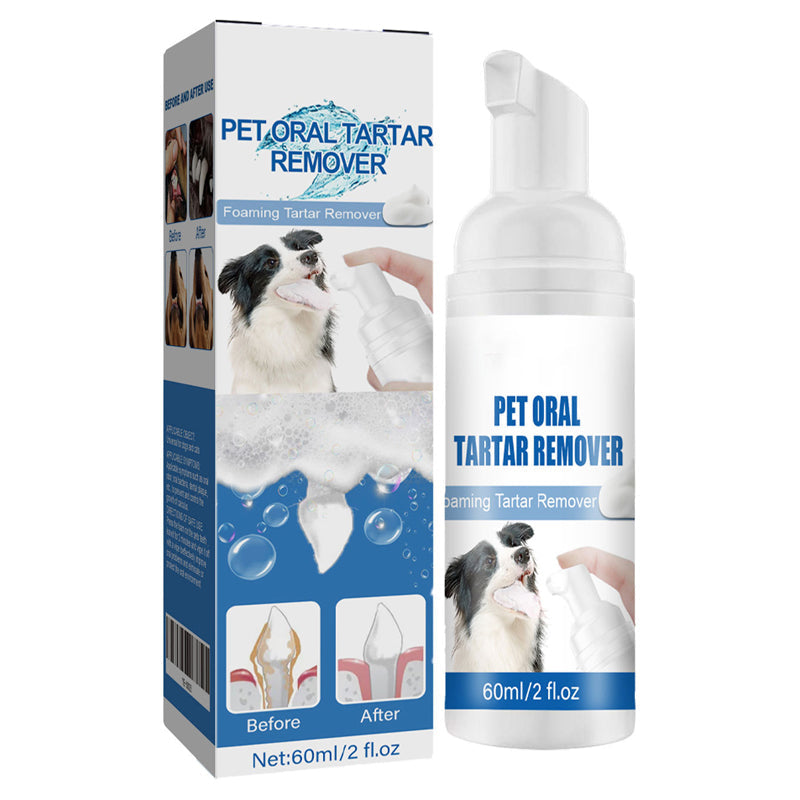 🐾 Foaming Tartar Remover for Pets – Natural Formula & Easy to Use!