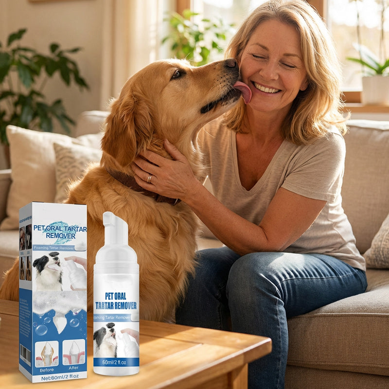 🐾 Foaming Tartar Remover for Pets – Natural Formula & Easy to Use!