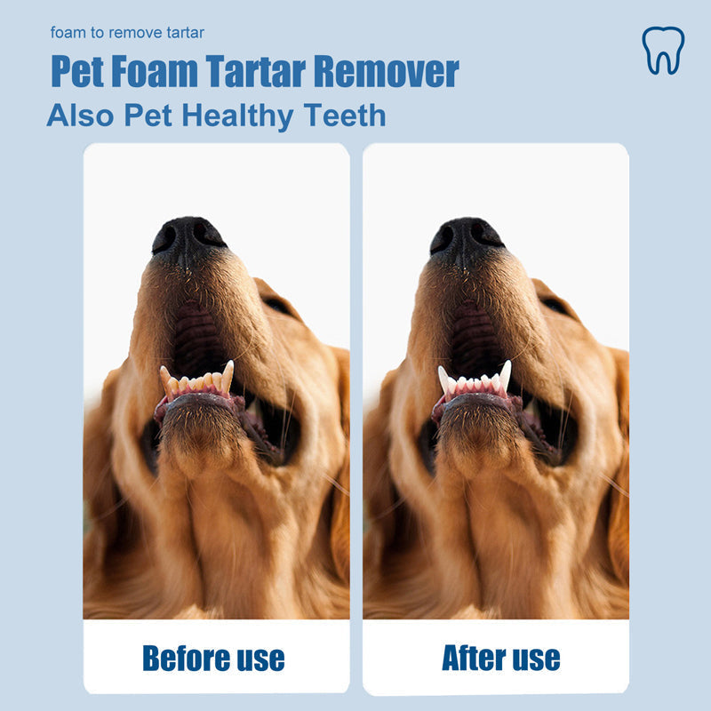 🐾 Foaming Tartar Remover for Pets – Natural Formula & Easy to Use!