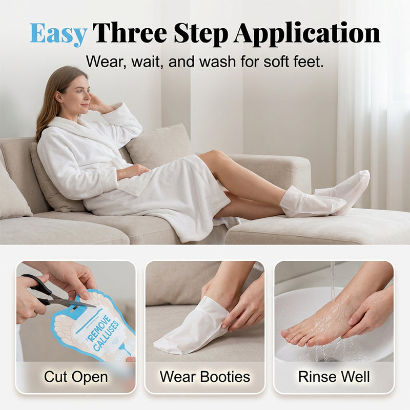 Exfoliating Foot Peel Mask for Callus Removal