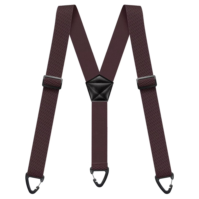👔 Men's X-Back Suspenders with Heavy-Duty Hook Clips – Wide, Adjustable & Durable for Work & Casual 🎩
