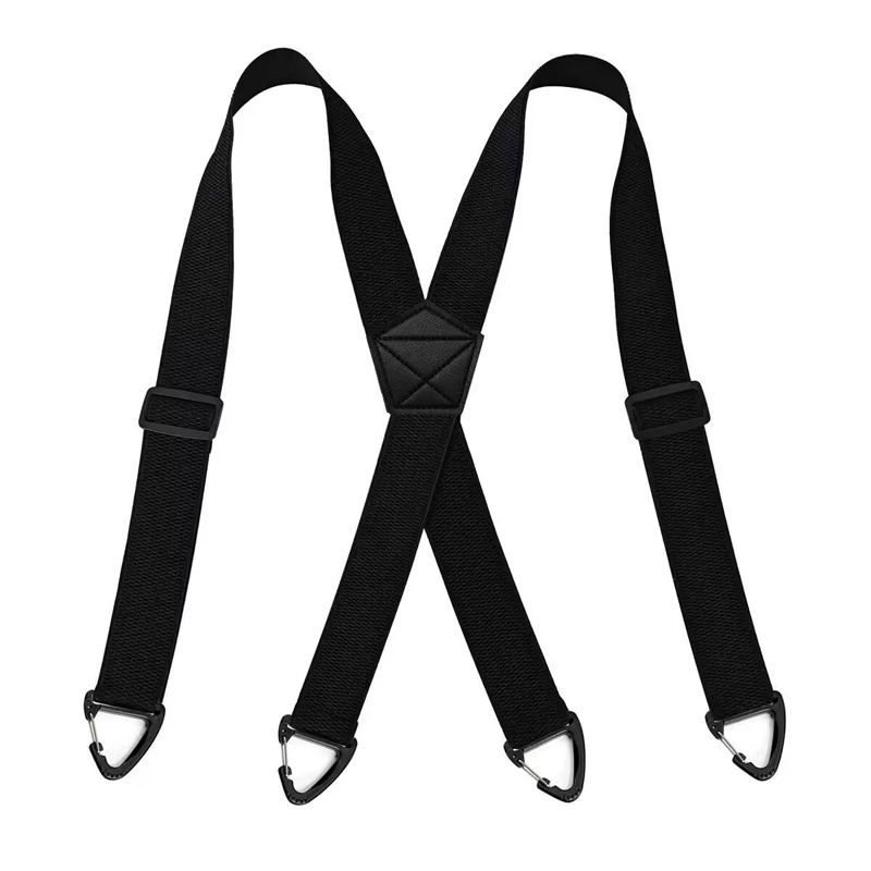 👔 Men's X-Back Suspenders with Heavy-Duty Hook Clips – Wide, Adjustable & Durable for Work & Casual 🎩