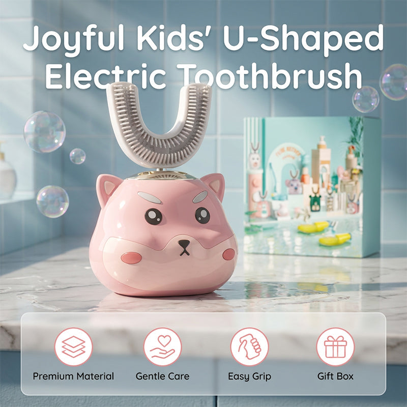 U-shaped automatic electric toothbrush for children
