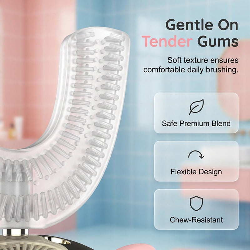U-shaped automatic electric toothbrush for children