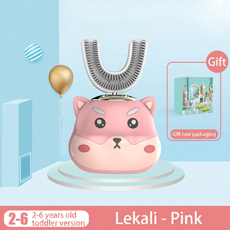 U-shaped automatic electric toothbrush for children